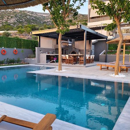 "Stergiou Luxury Apartment 2Nd Floor" Με Κοινη Πισινα Saronida Esterno foto