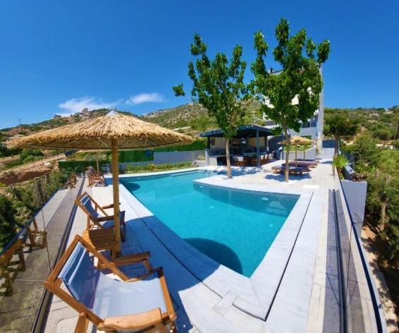 "Stergiou Luxury Apartment 2Nd Floor" Με Κοινη Πισινα Saronida Esterno foto