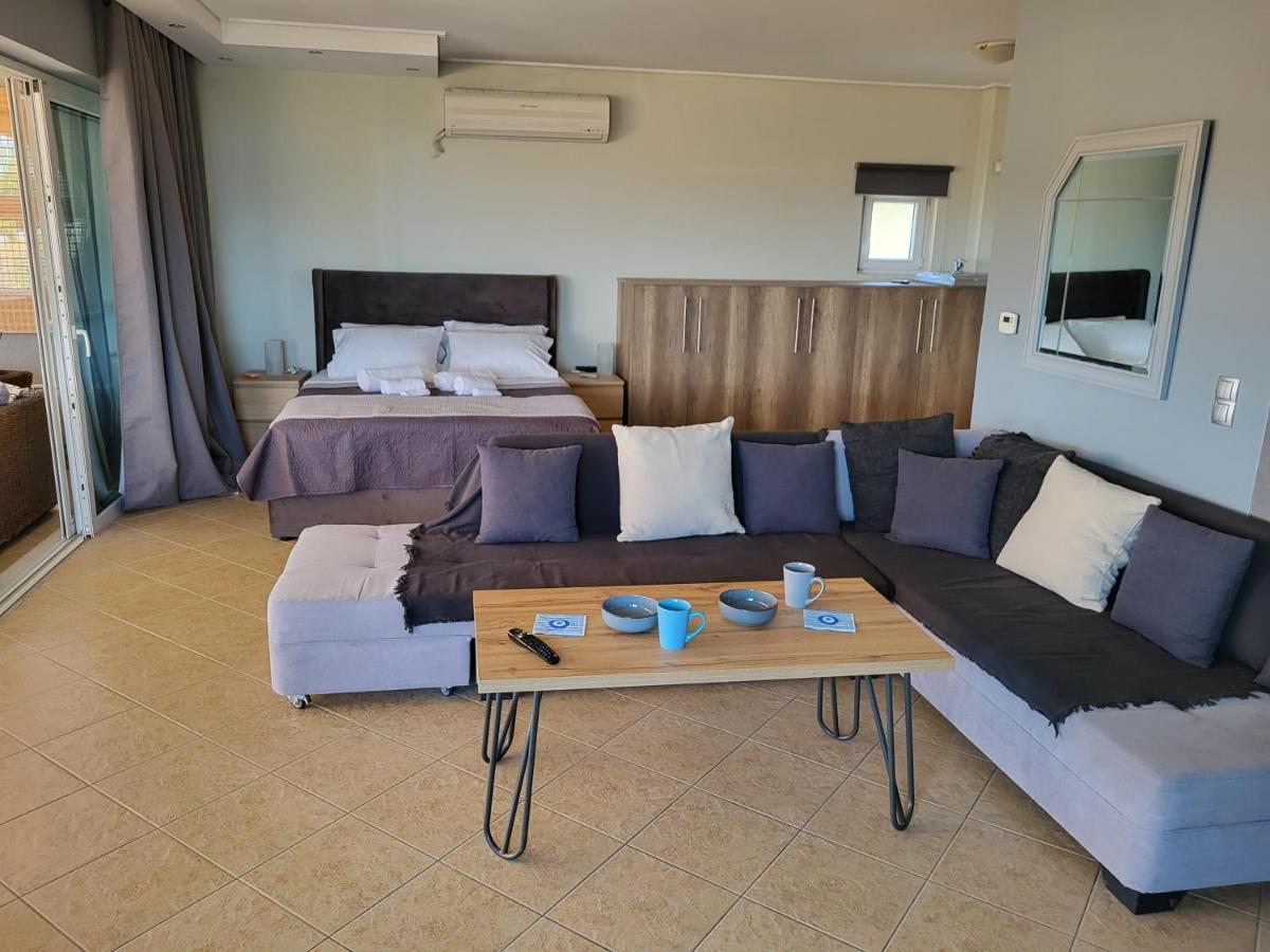 "Stergiou Luxury Apartment 2Nd Floor" Με Κοινη Πισινα Saronida Esterno foto